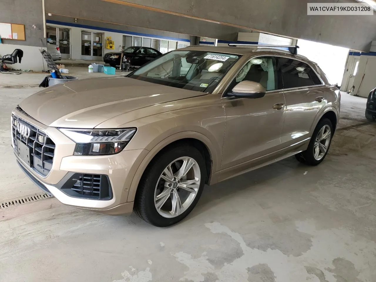 2019 Audi Q8 Prestige VIN: WA1CVAF19KD031208 Lot: 71614354