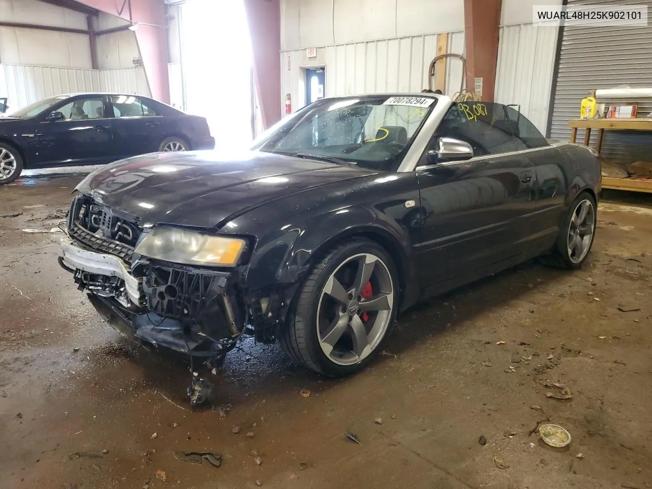 2005 Audi S4 Quattro Cabriolet VIN: WUARL48H25K902101 Lot: 70078294