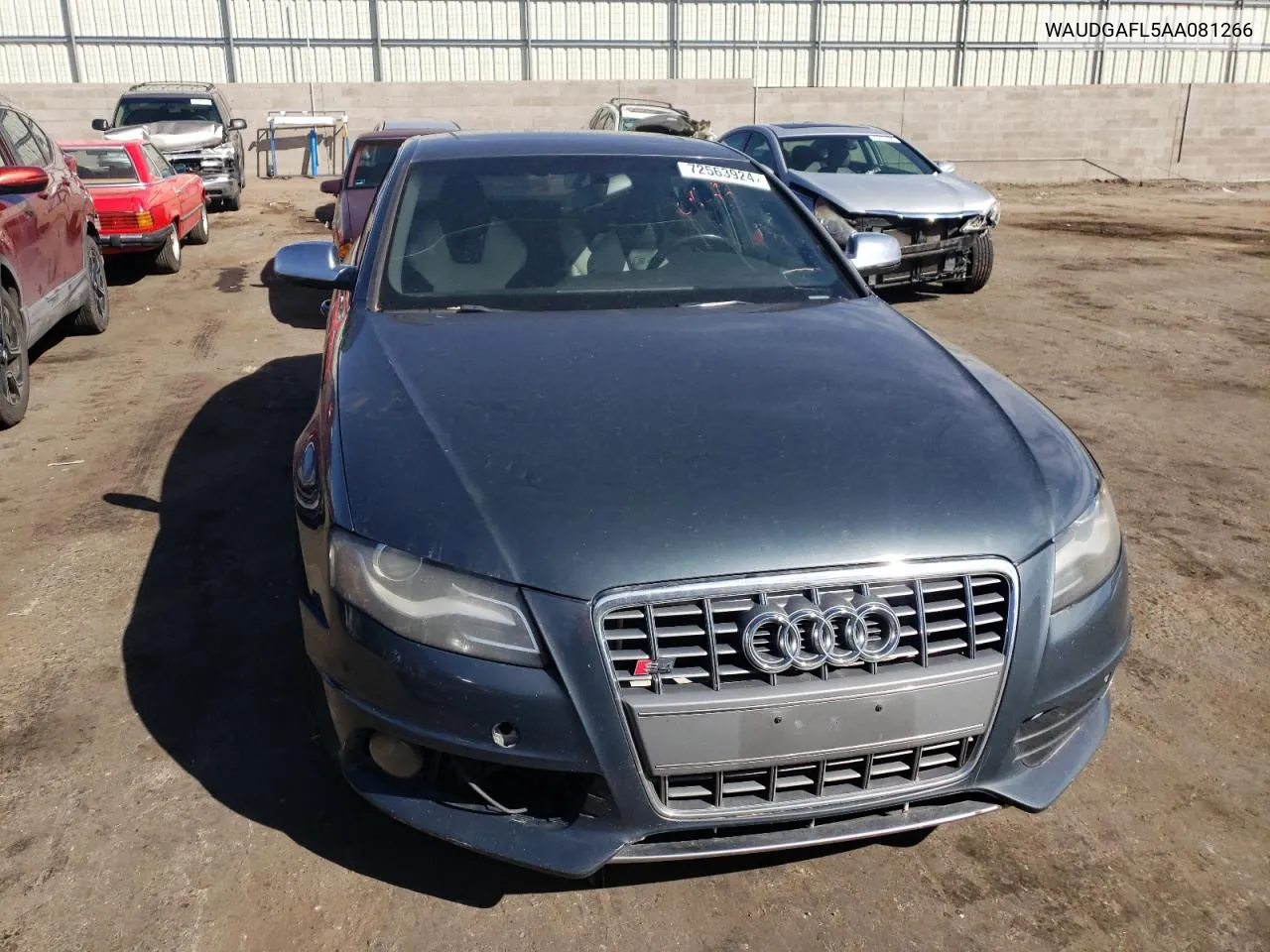 2010 Audi S4 Premium Plus VIN: WAUDGAFL5AA081266 Lot: 72563924