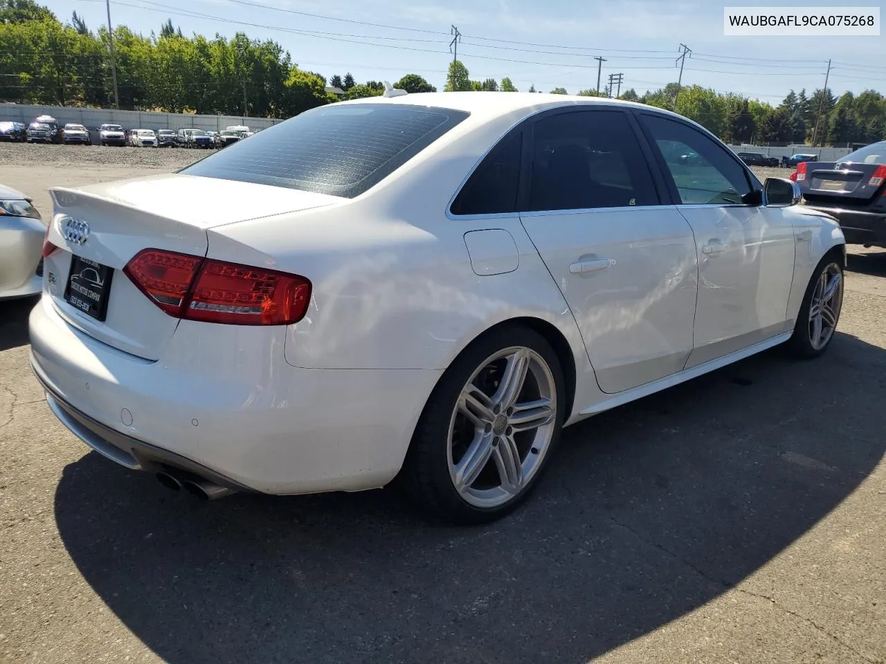 WAUBGAFL9CA075268 2012 Audi S4 Premium Plus