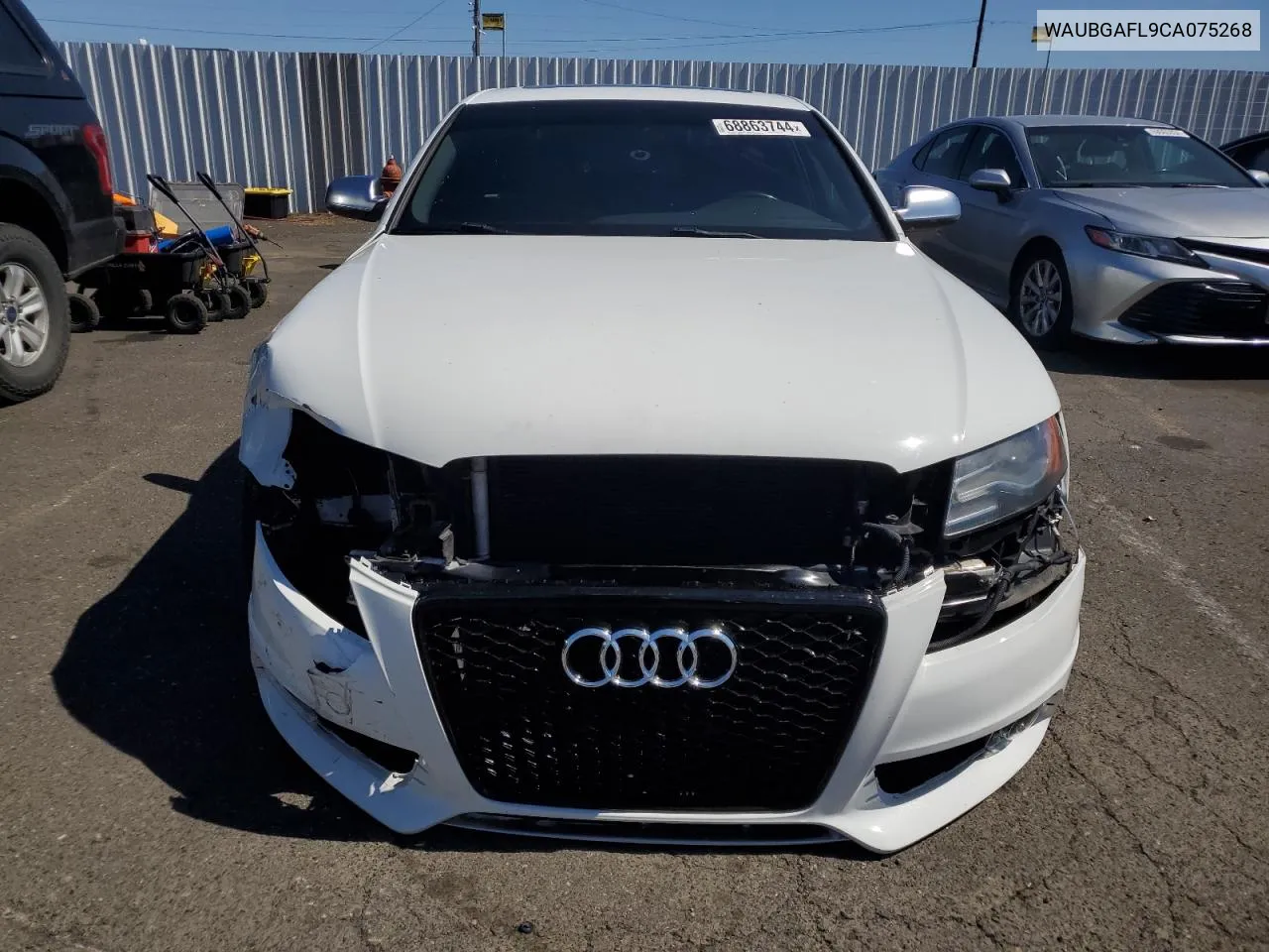 2012 Audi S4 Premium Plus VIN: WAUBGAFL9CA075268 Lot: 68863744