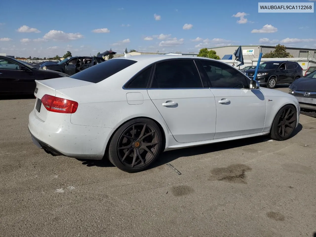 WAUBGAFL9CA112268 2012 Audi S4 Premium Plus