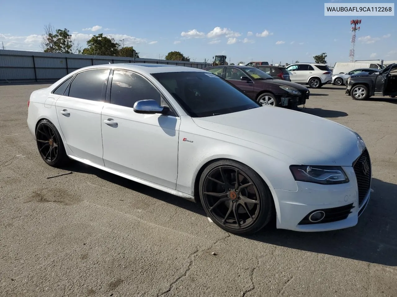 2012 Audi S4 Premium Plus VIN: WAUBGAFL9CA112268 Lot: 70892964