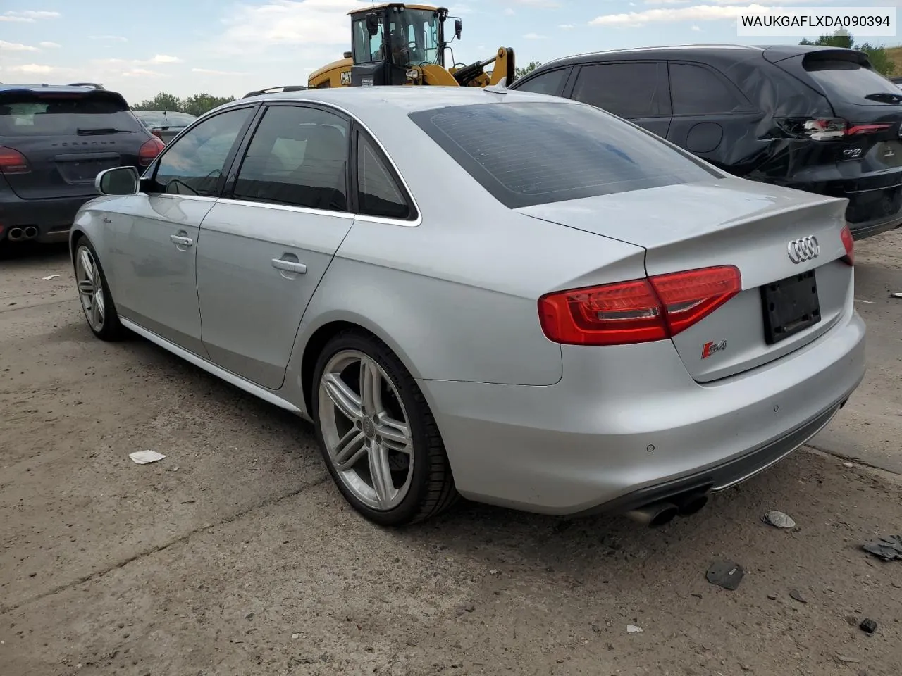 2013 Audi S4 Prestige VIN: WAUKGAFLXDA090394 Lot: 70243324