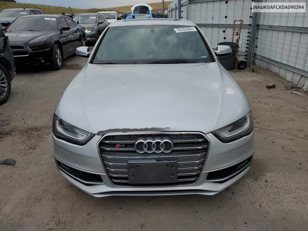 2013 Audi S4 Prestige VIN: WAUKGAFLXDA090394 Lot: 70243324