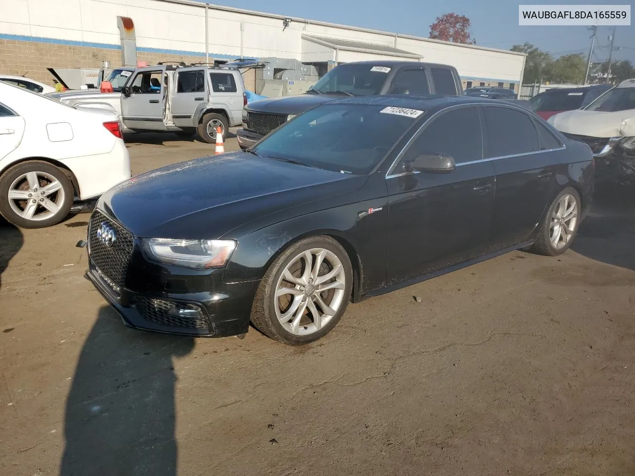 2013 Audi S4 Premium Plus VIN: WAUBGAFL8DA165559 Lot: 71236424