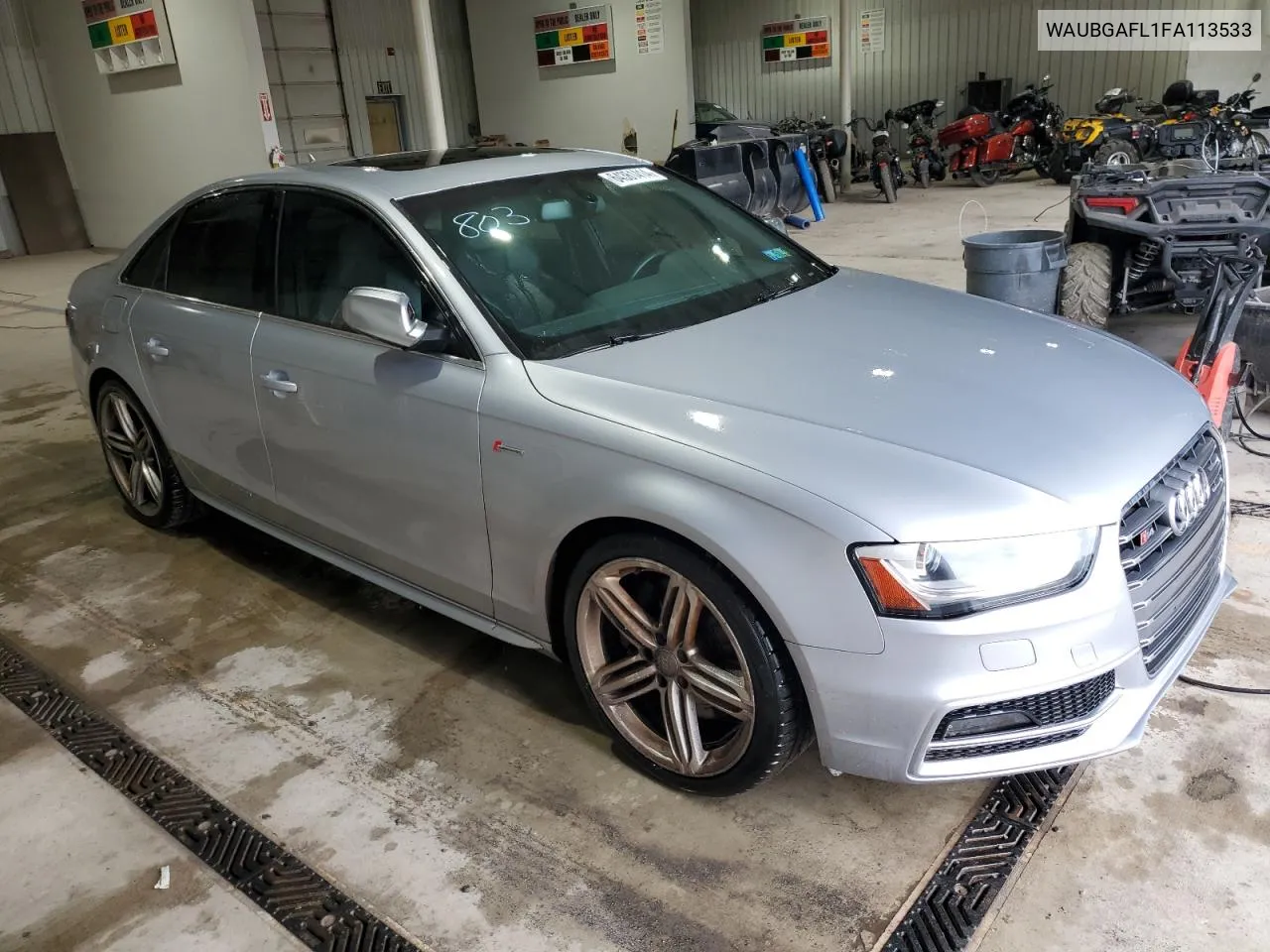 2015 Audi S4 Premium Plus VIN: WAUBGAFL1FA113533 Lot: 64361414