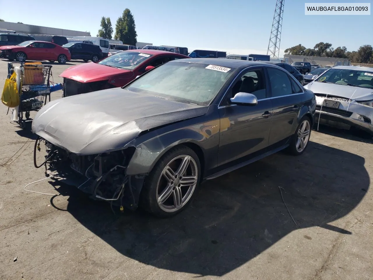 WAUBGAFL8GA010093 2016 Audi S4 Premium Plus