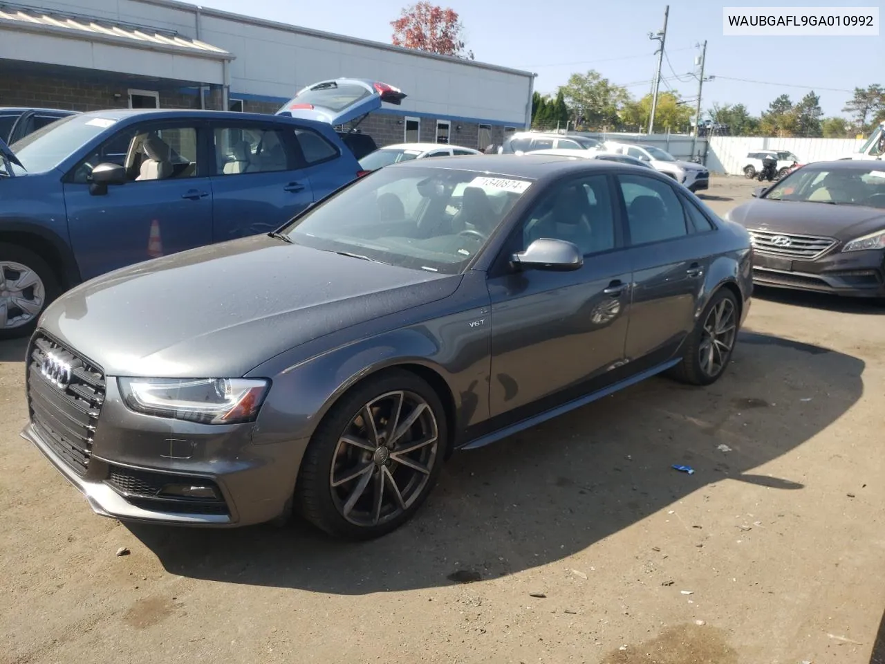 2016 Audi S4 Premium Plus VIN: WAUBGAFL9GA010992 Lot: 71340874