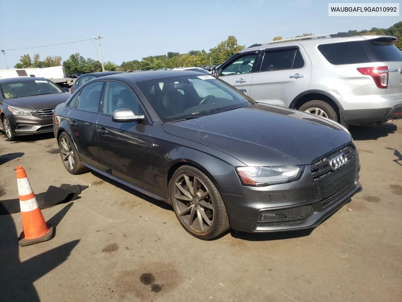 2016 Audi S4 Premium Plus VIN: WAUBGAFL9GA010992 Lot: 71340874