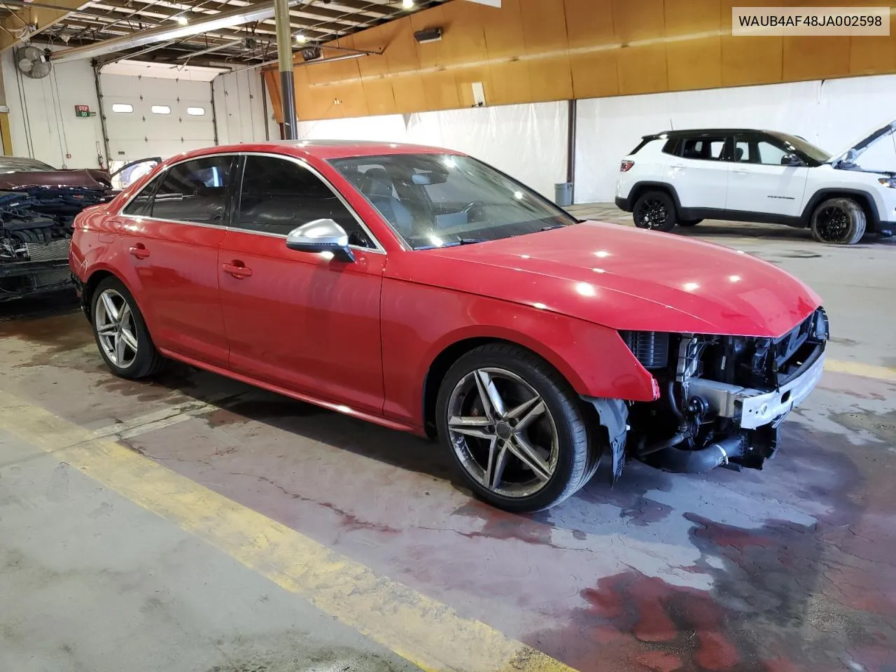 2018 Audi S4 Premium Plus VIN: WAUB4AF48JA002598 Lot: 69977864