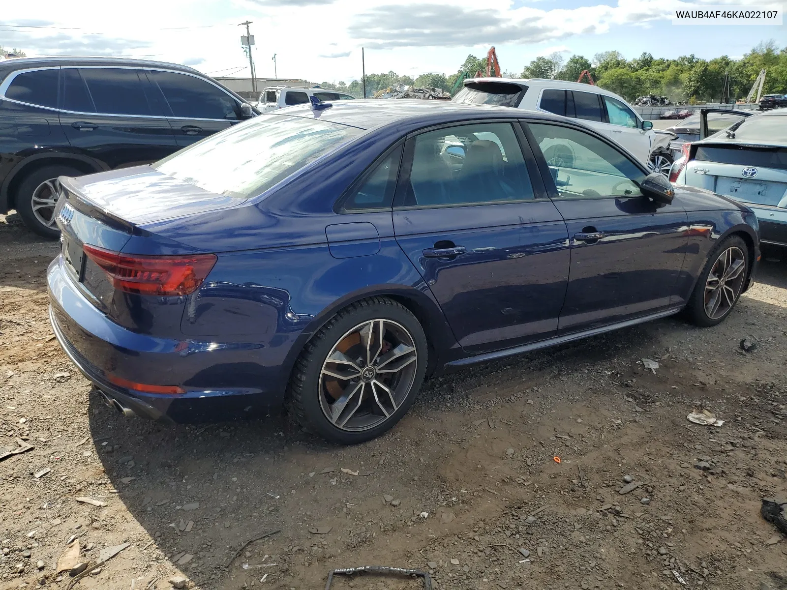 WAUB4AF46KA022107 2019 Audi S4 Premium Plus