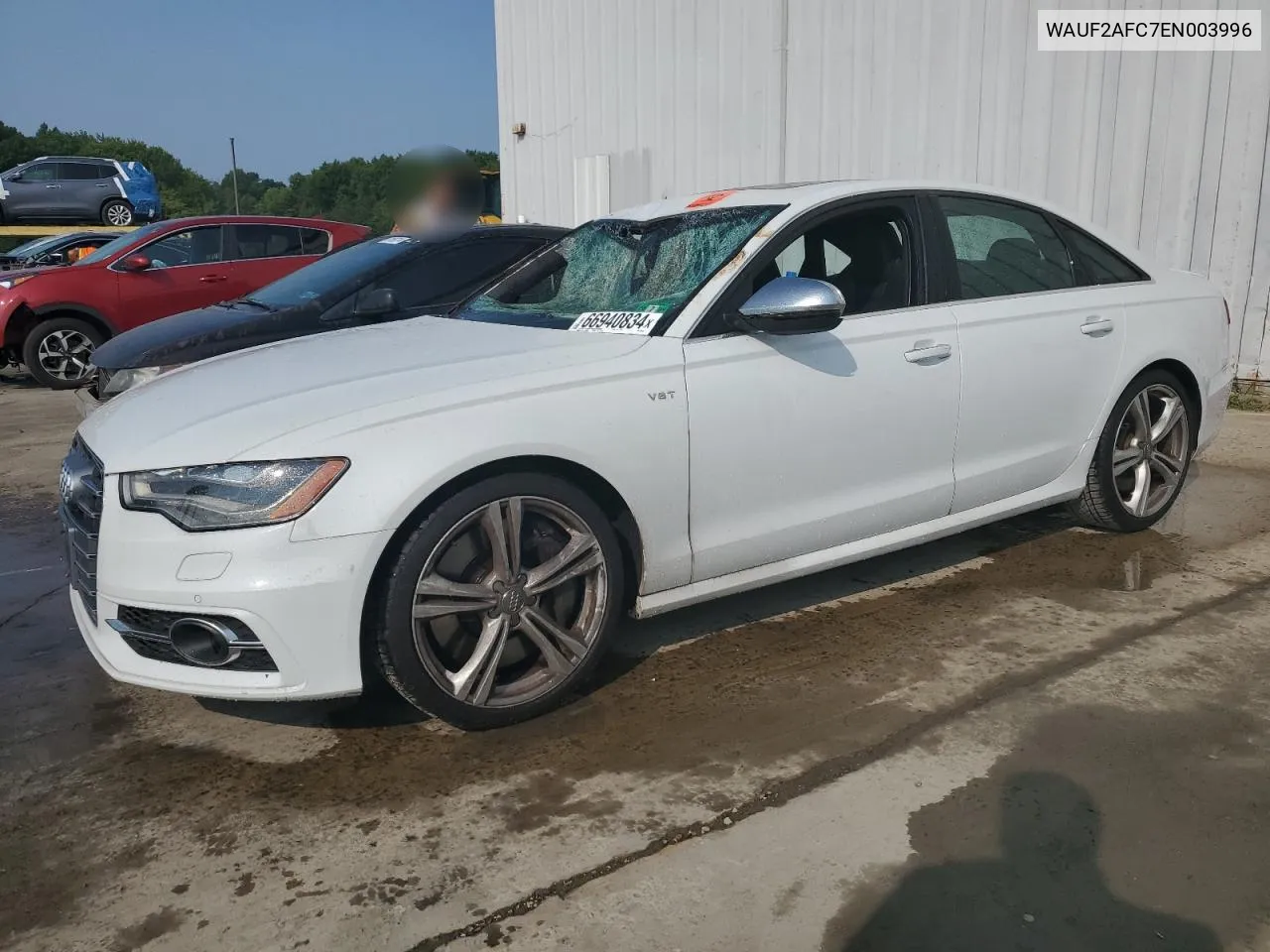 2014 Audi S6 VIN: WAUF2AFC7EN003996 Lot: 66940834