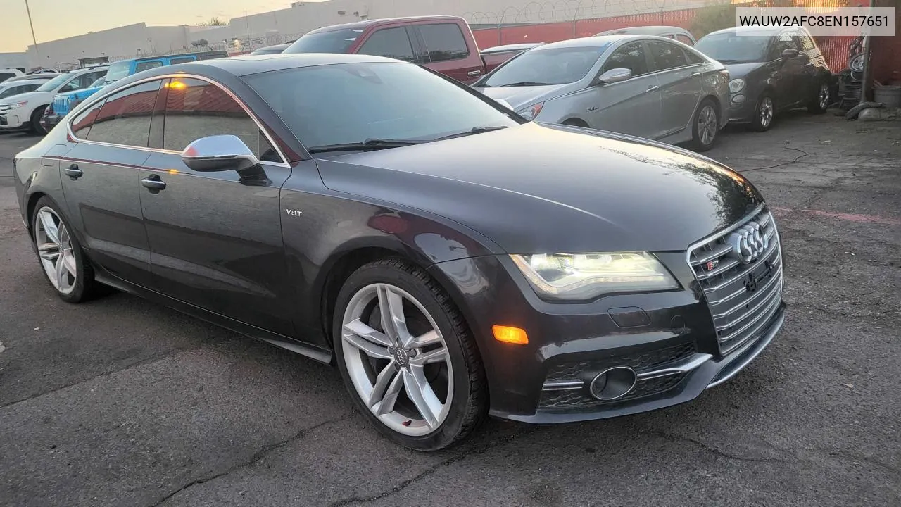 2014 Audi S7 Premium VIN: WAUW2AFC8EN157651 Lot: 71709154