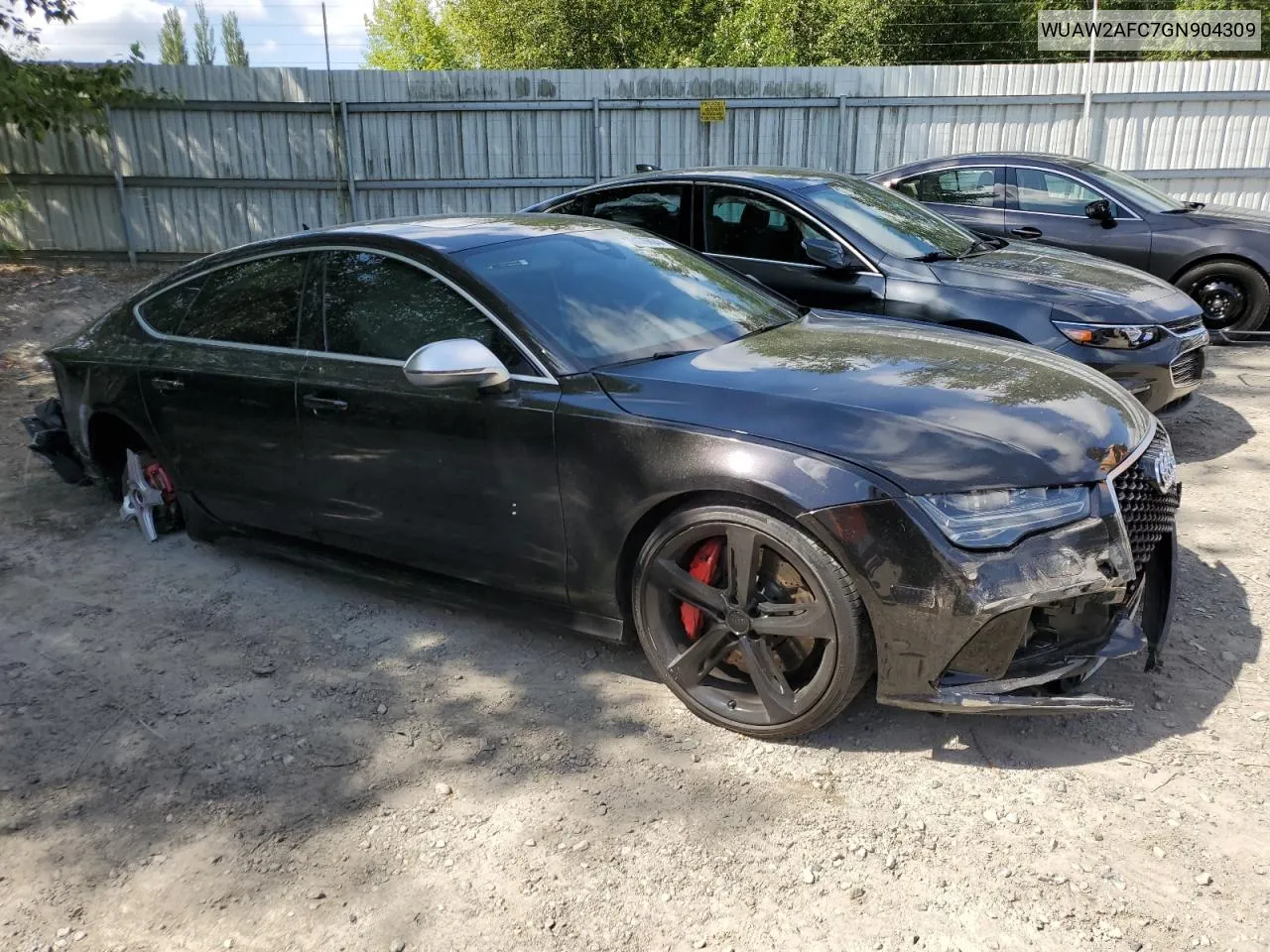 2016 Audi Rs7 VIN: WUAW2AFC7GN904309 Lot: 61766944