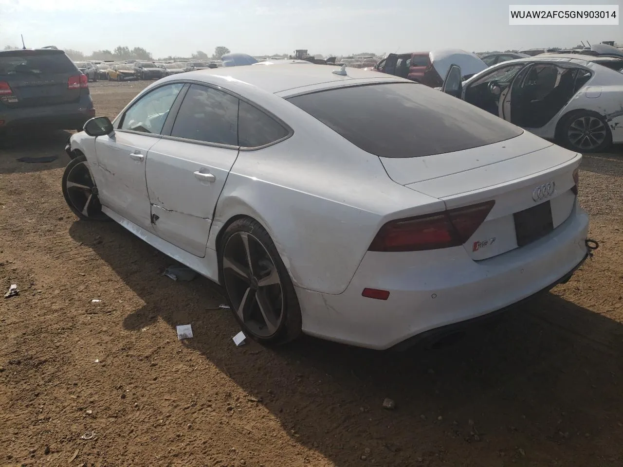 WUAW2AFC5GN903014 2016 Audi Rs7