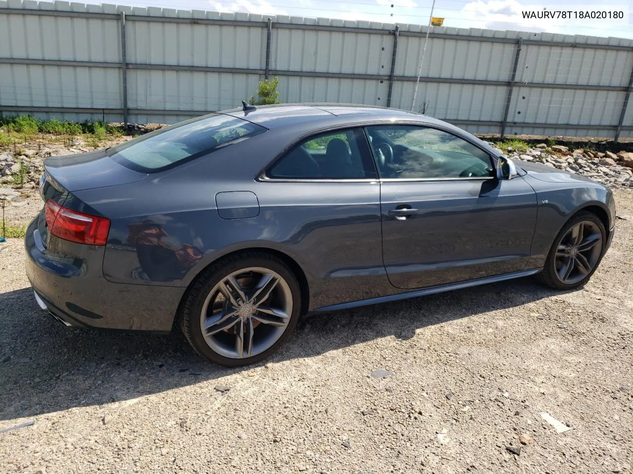 2008 Audi S5 Quattro VIN: WAURV78T18A020180 Lot: 67018904