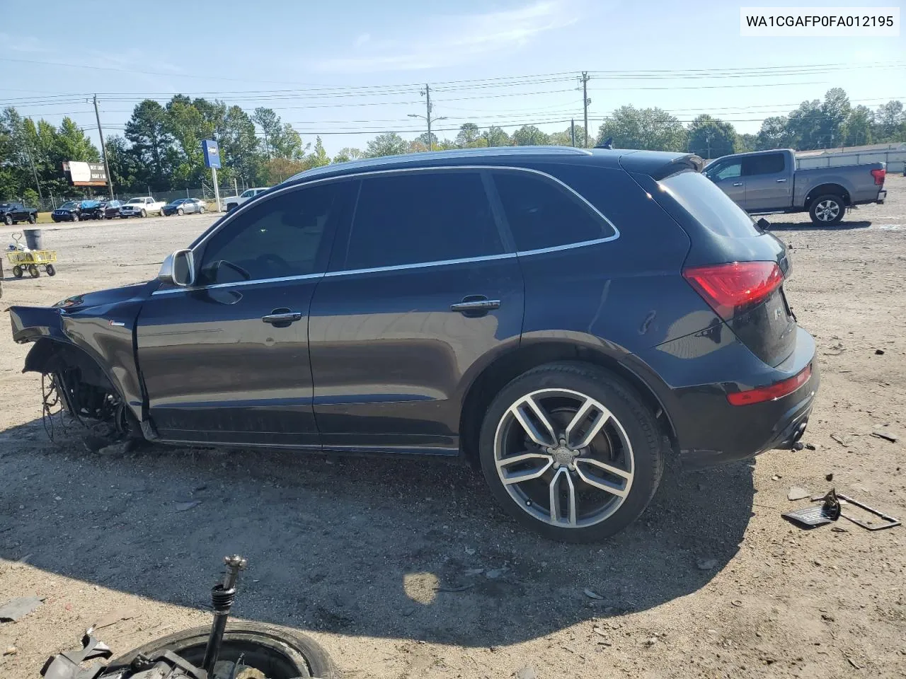 2015 Audi Sq5 Premium Plus VIN: WA1CGAFP0FA012195 Lot: 69400444