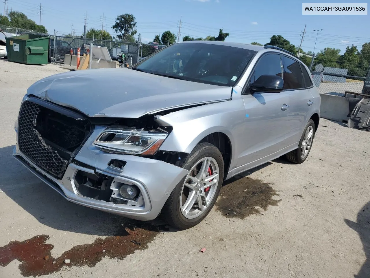 2016 Audi Sq5 Premium Plus VIN: WA1CCAFP3GA091536 Lot: 69214014