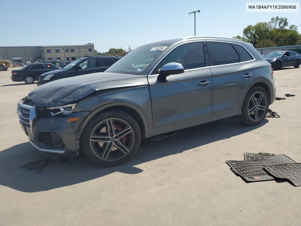 2019 Audi Sq5 Premium Plus VIN: WA1B4AFY1K2086906 Lot: 71392894