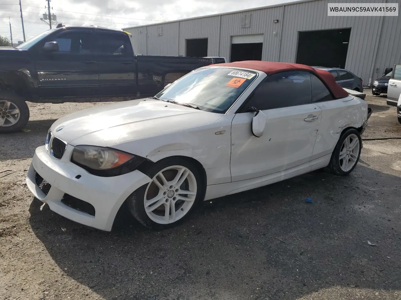 2010 BMW 135 I VIN: WBAUN9C59AVK41569 Lot: 68614184