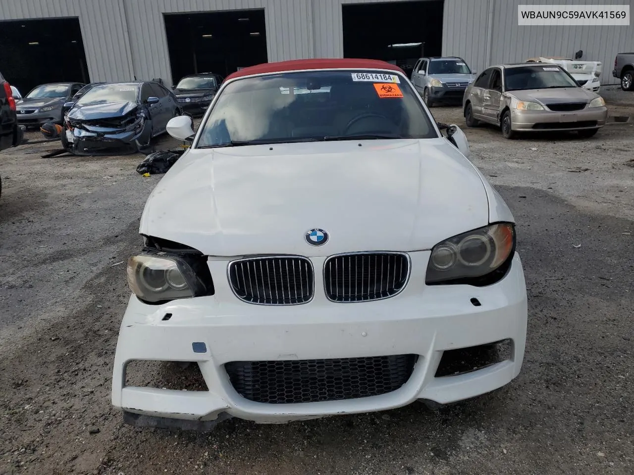 2010 BMW 135 I VIN: WBAUN9C59AVK41569 Lot: 68614184