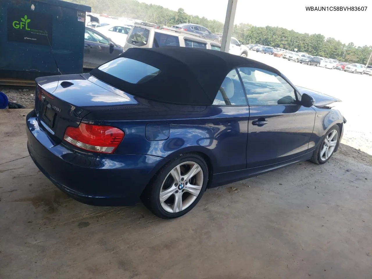 2011 BMW 128 I VIN: WBAUN1C58BVH83607 Lot: 69846664