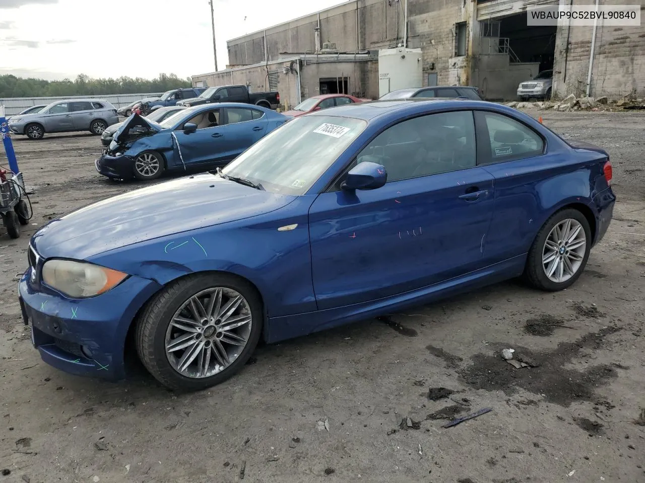 WBAUP9C52BVL90840 2011 BMW 128 I