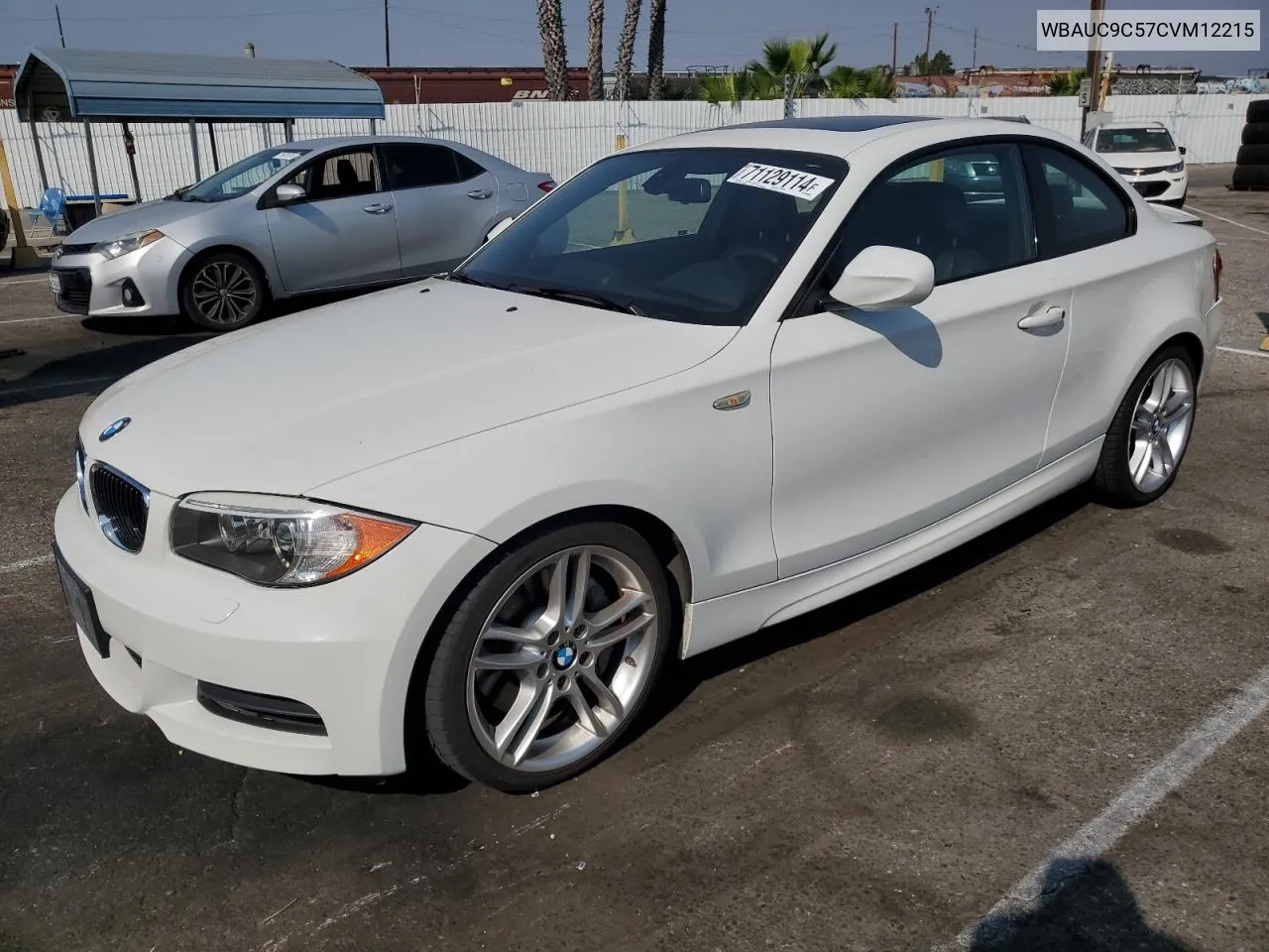 2012 BMW 135 I VIN: WBAUC9C57CVM12215 Lot: 71129114