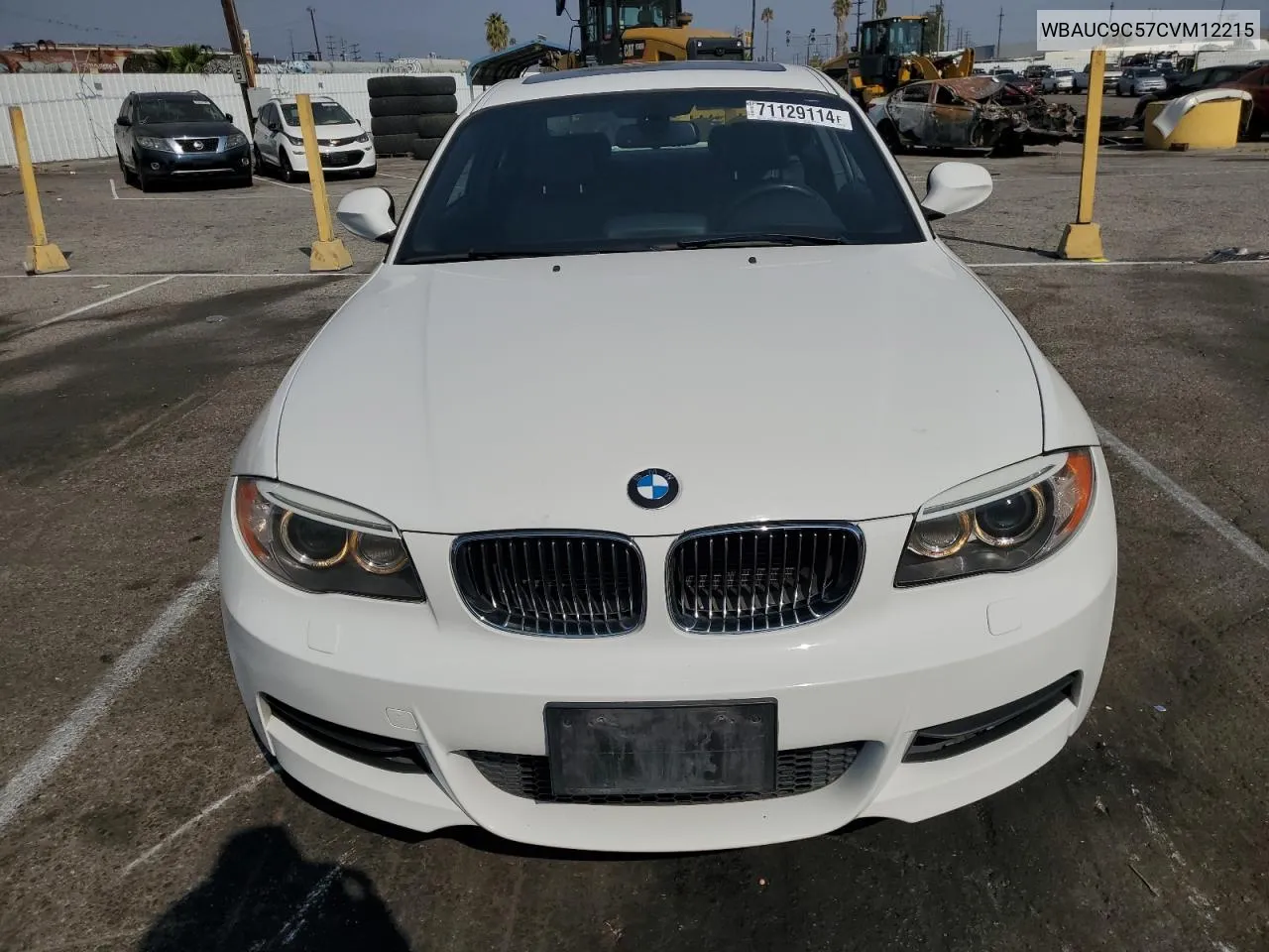 2012 BMW 135 I VIN: WBAUC9C57CVM12215 Lot: 71129114