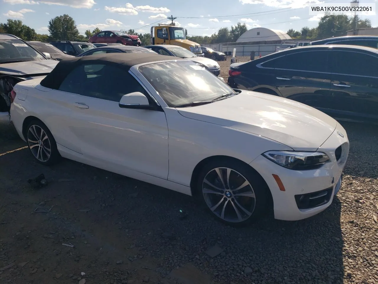 2016 BMW 228 I Sulev VIN: WBA1K9C50GV322061 Lot: 69387034