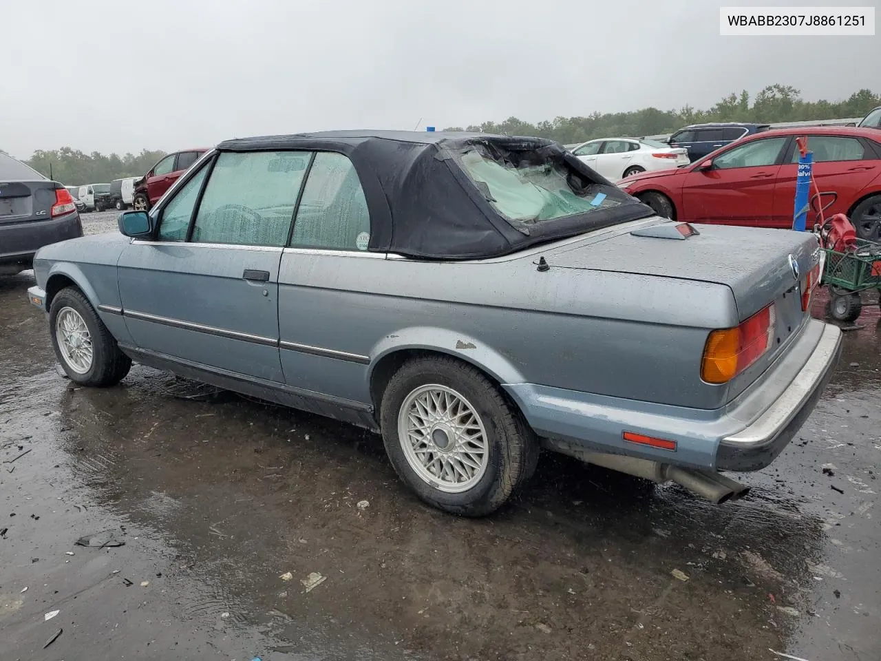 1988 BMW 325 I Automatic VIN: WBABB2307J8861251 Lot: 72175254