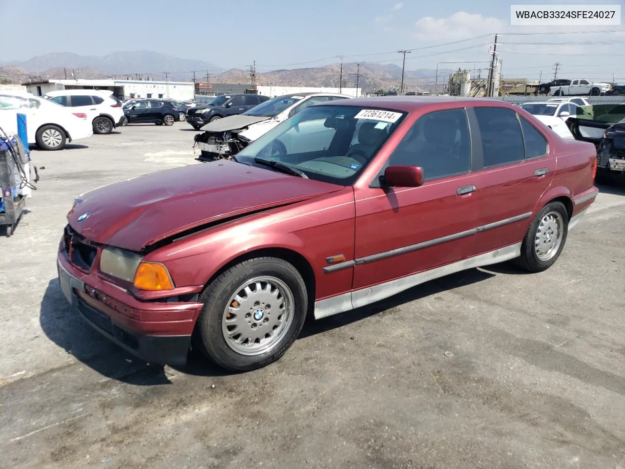 WBACB3324SFE24027 1995 BMW 325 I