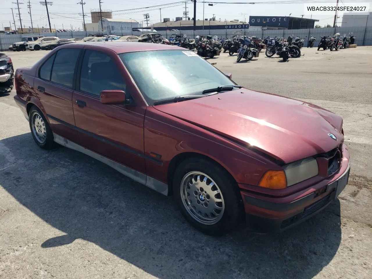 1995 BMW 325 I VIN: WBACB3324SFE24027 Lot: 72361214