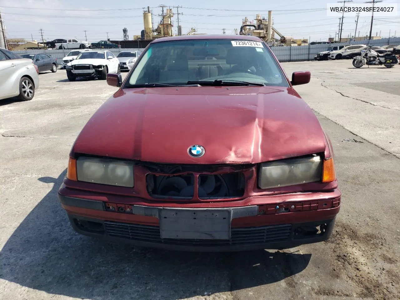 WBACB3324SFE24027 1995 BMW 325 I