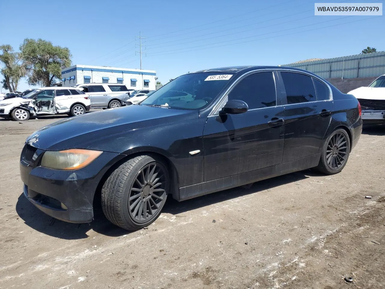 2007 BMW 335 Xi VIN: WBAVD53597A007979 Lot: 58515364