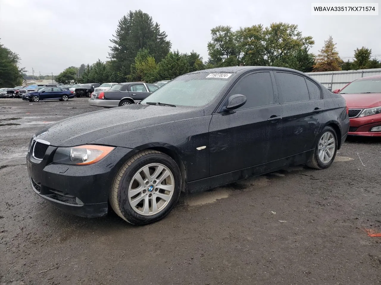 2007 BMW 328 I VIN: WBAVA33517KX71574 Lot: 71927824