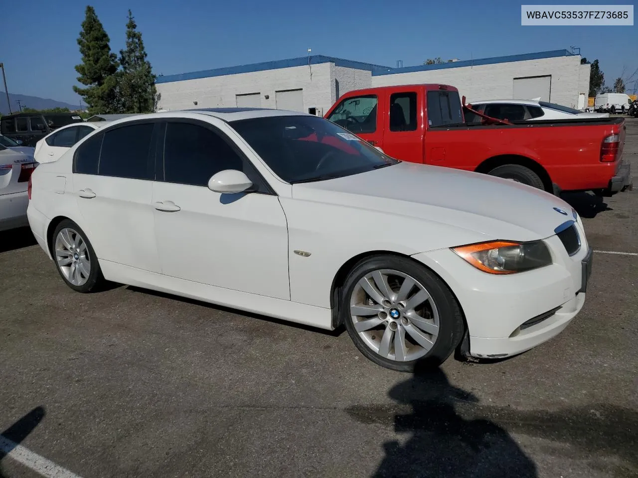 2007 BMW 328 I Sulev VIN: WBAVC53537FZ73685 Lot: 72091804