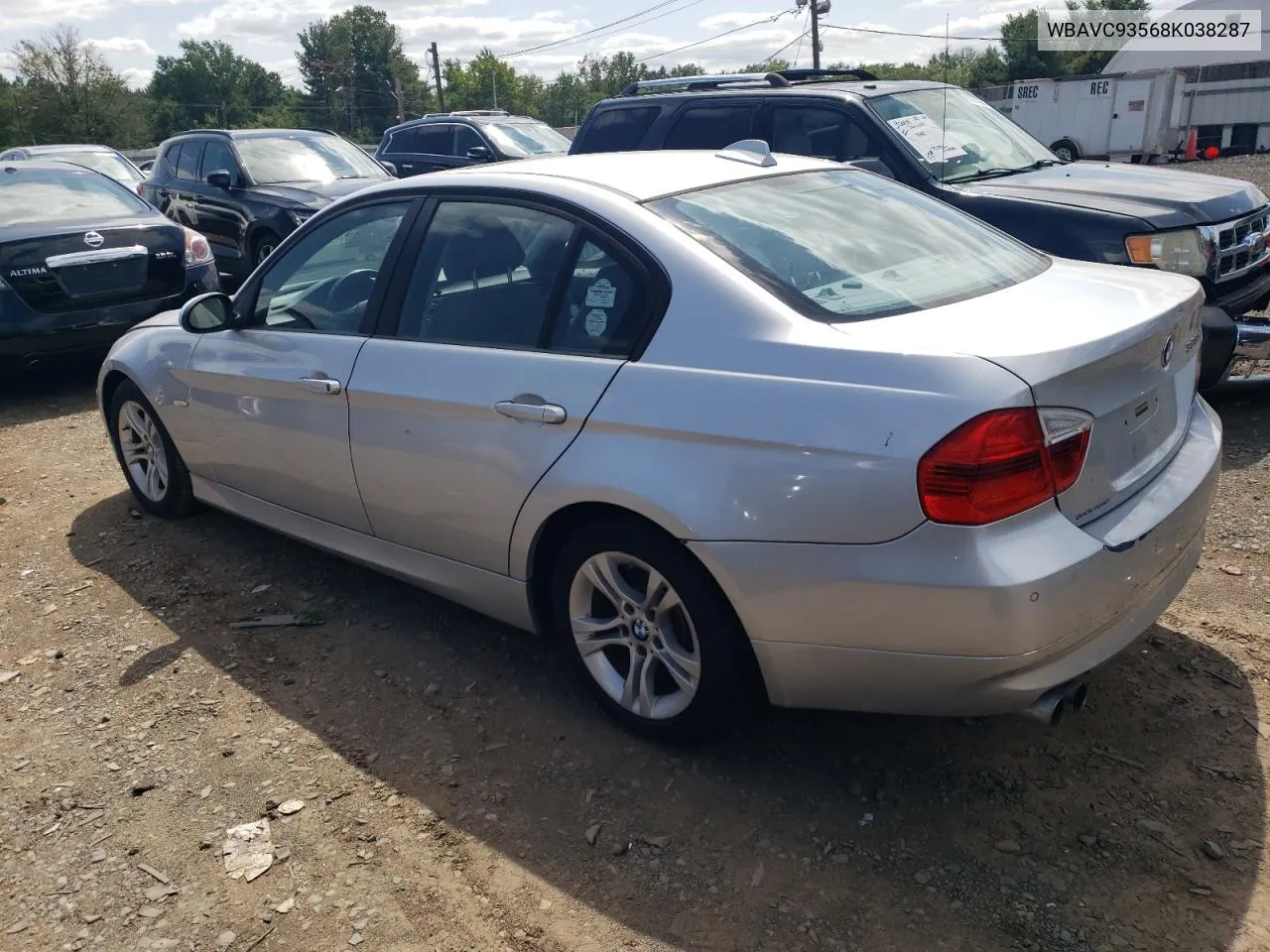 2008 BMW 328 Xi VIN: WBAVC93568K038287 Lot: 67799944