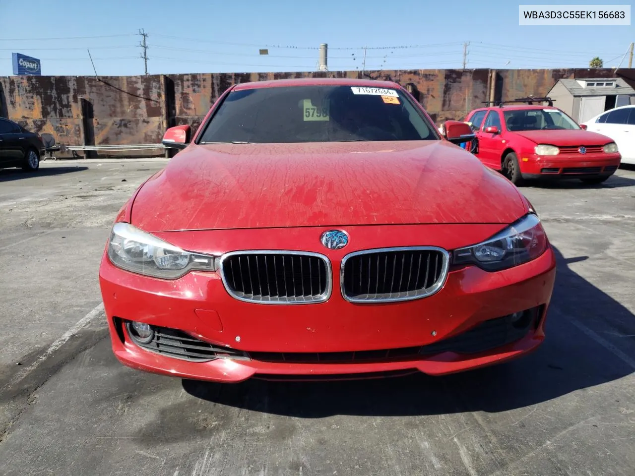 2014 BMW 328 D VIN: WBA3D3C55EK156683 Lot: 71672634