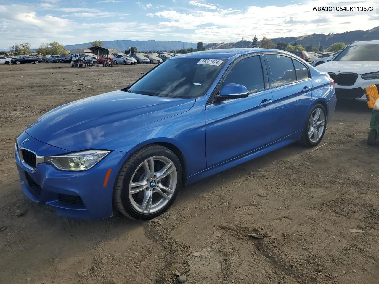 2014 BMW 328 I Sulev VIN: WBA3C1C54EK113573 Lot: 71811414