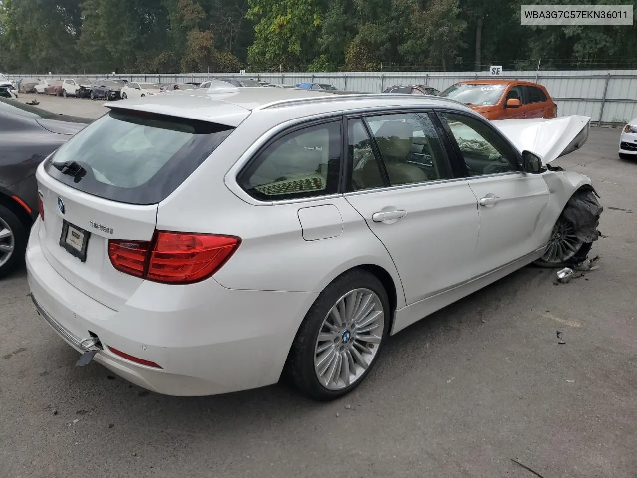 2014 BMW 328 Xi VIN: WBA3G7C57EKN36011 Lot: 72007474