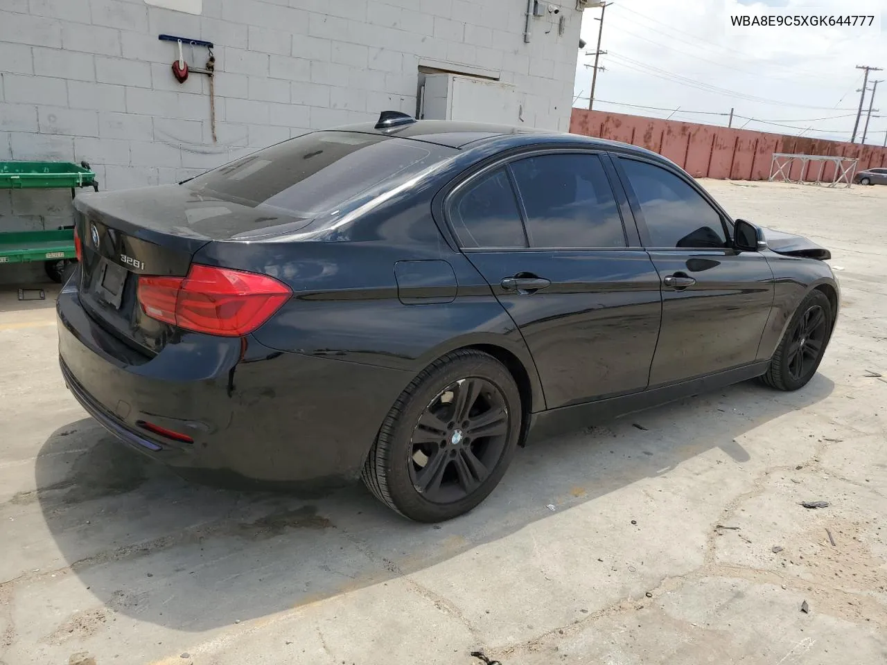 2016 BMW 328 I Sulev VIN: WBA8E9C5XGK644777 Lot: 62957584