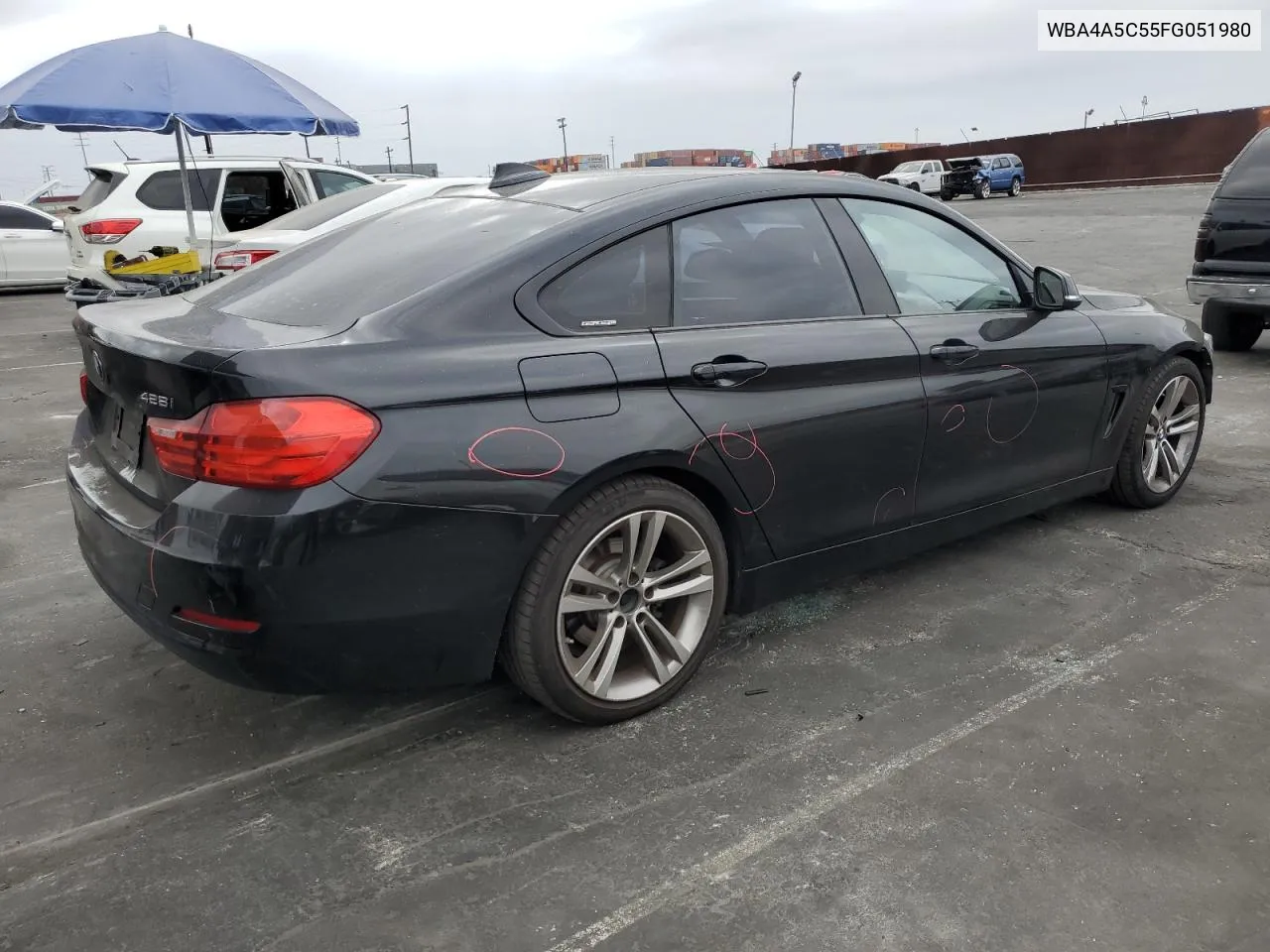 2015 BMW 428 I Gran Coupe VIN: WBA4A5C55FG051980 Lot: 70894364