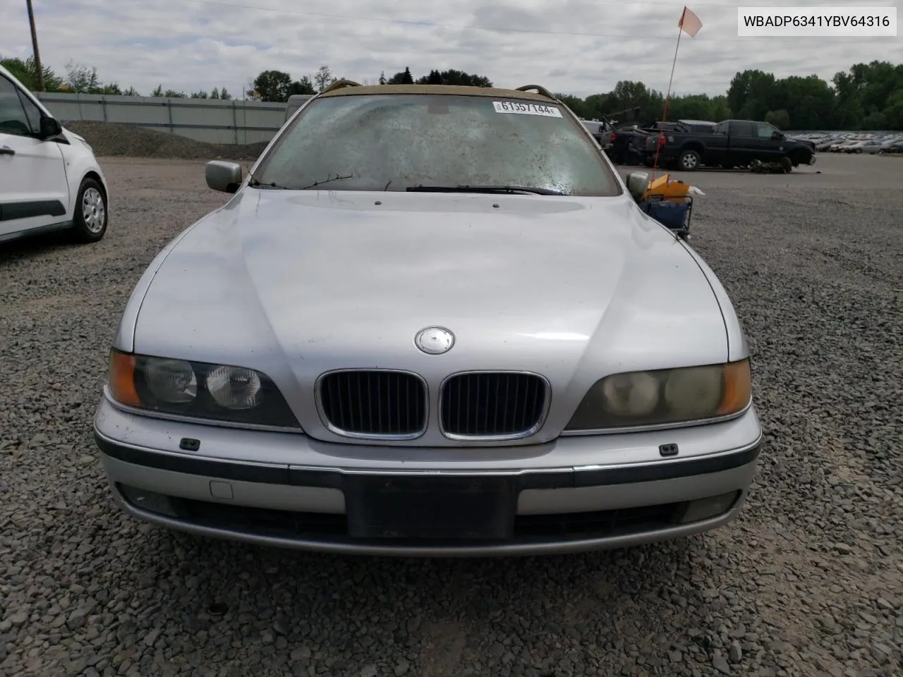 2000 BMW 528 It Automatic VIN: WBADP6341YBV64316 Lot: 61557144