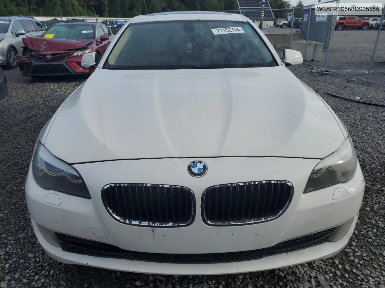 2011 BMW 528 I VIN: WBAFR1C56BDS35556 Lot: 71152764