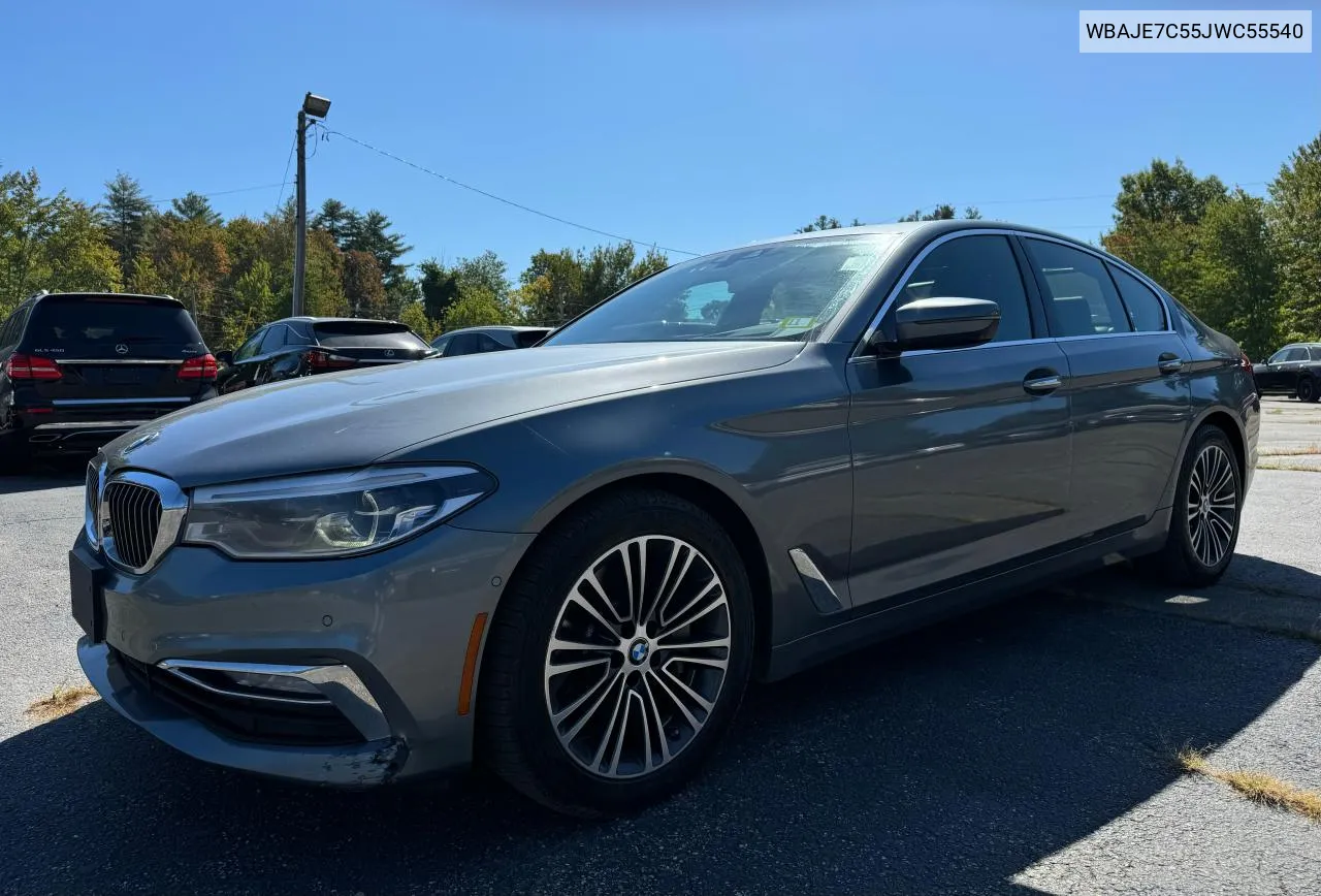 2018 BMW 540 Xi VIN: WBAJE7C55JWC55540 Lot: 71208384