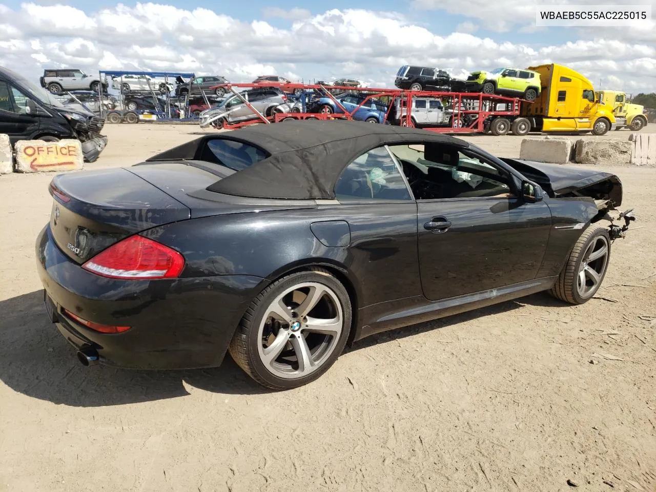 WBAEB5C55AC225015 2010 BMW 650 I