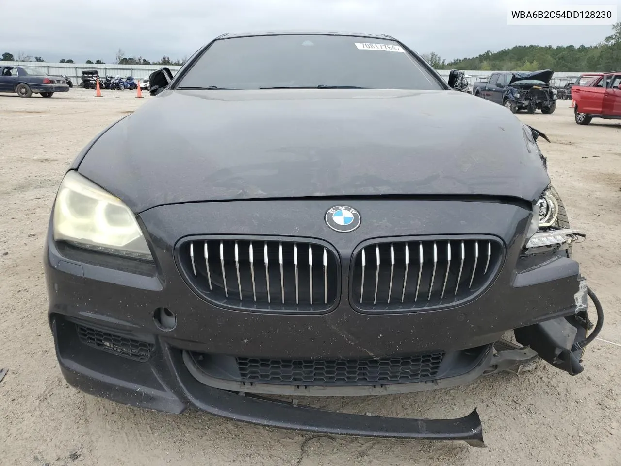 2013 BMW 650 I VIN: WBA6B2C54DD128230 Lot: 70817764