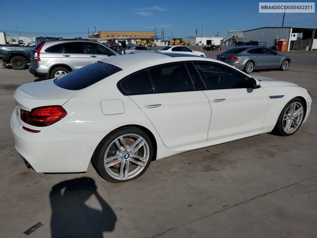 2016 BMW 640 I Gran Coupe VIN: WBA6D0C5XGG432311 Lot: 68064984